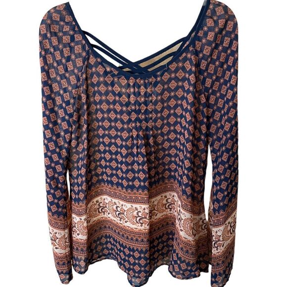 Pretty BoHo Top Blouse - Size Small - Picture 1 of 3